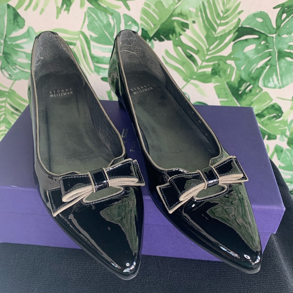 Stuart Weitzman patent loafers size 9